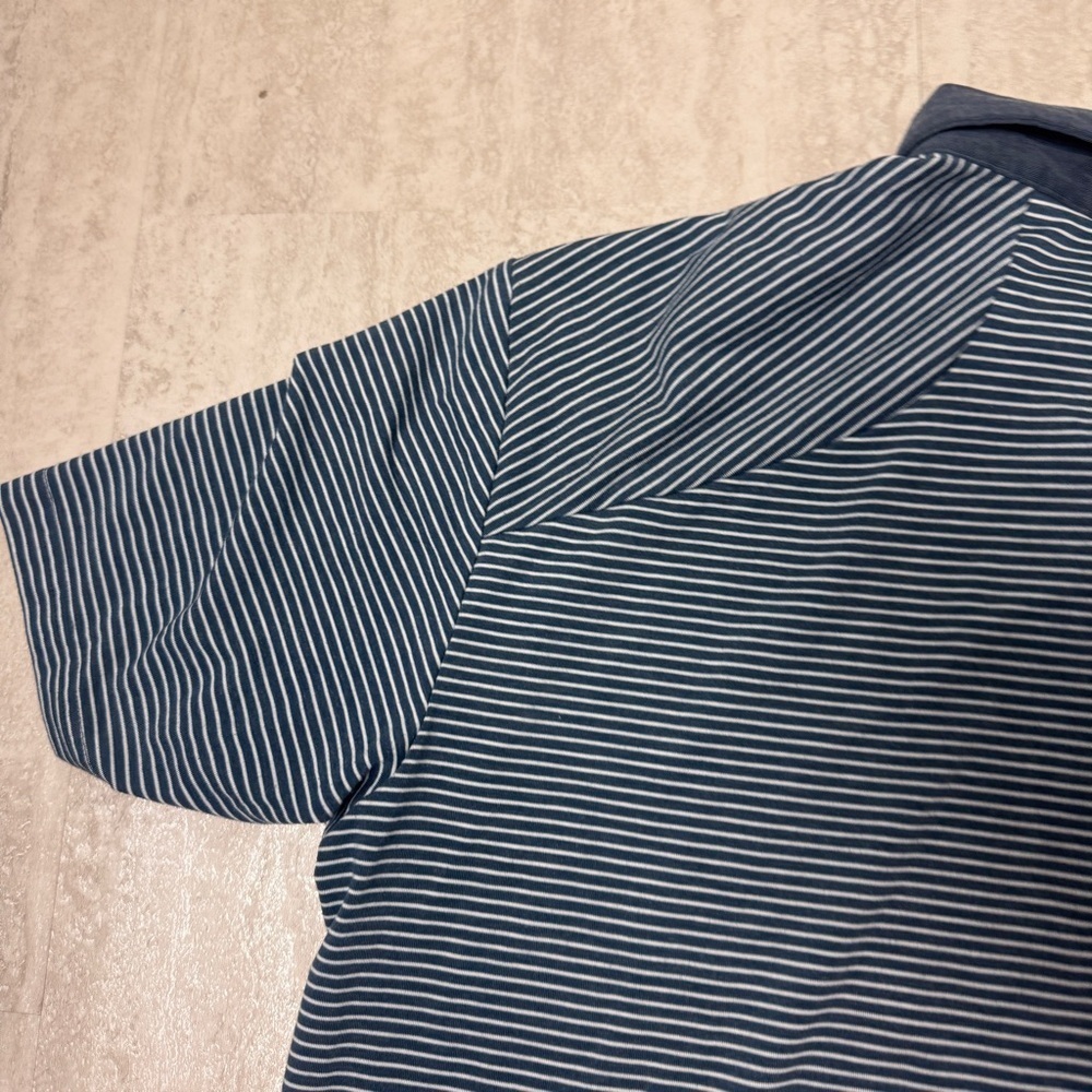 Ping golf polo Striped Polo Shirt - Blue medium - Picture 6 of 7